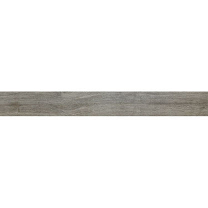 Gresie exterior / interior portelanata rectificata gri 15x120 cm, Marazzi Treverkhome Frassino