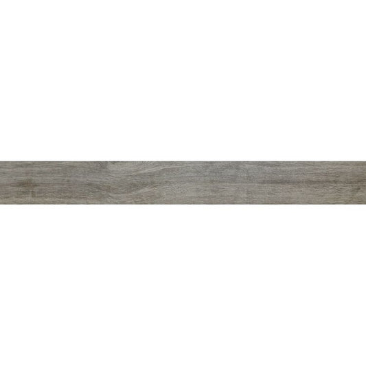 Gresie exterior / interior portelanata rectificata gri 15x120 cm, Marazzi Treverkhome Frassino