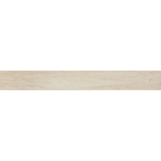 Gresie exterior / interior portelanata rectificata bej 15x120 cm, Marazzi Treverkhome Acero