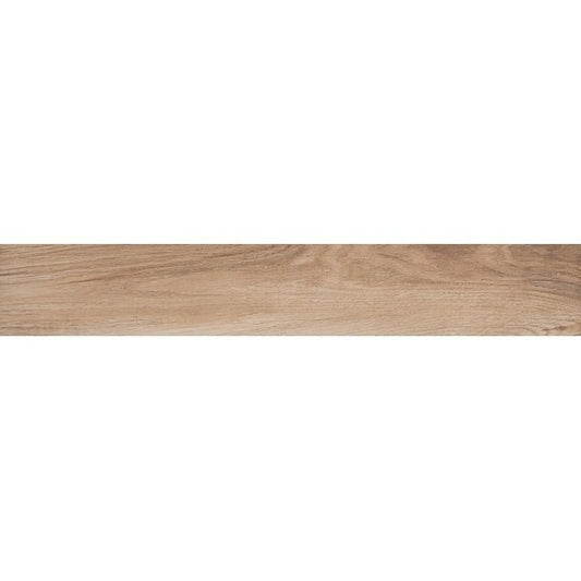 Gresie exterior / interior portelanata bej 15x90 cm, Marazzi Treverkmood Faggio