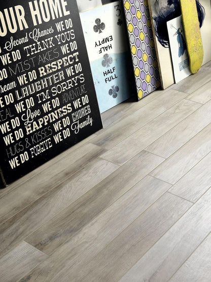 Gresie exterior / interior portelanata maro 15x90 cm, Marazzi Treverkmood Rovere