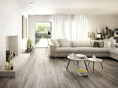 Gresie exterior / interior portelanata maro 15x90 cm, Marazzi Treverkmood Rovere
