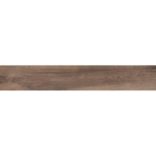 Gresie exterior / interior portelanata maro 15x90 cm, Marazzi Treverkmood Noce