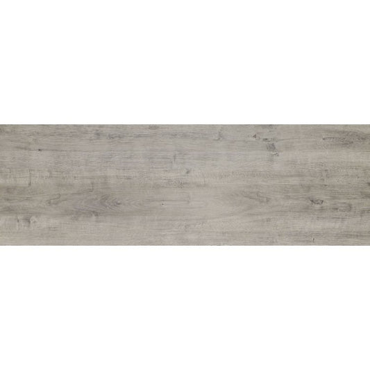 Gresie exterior portelanata rectificata gri 40x120 cm, Marazzi Treverkhome20 Strutturato Frassino