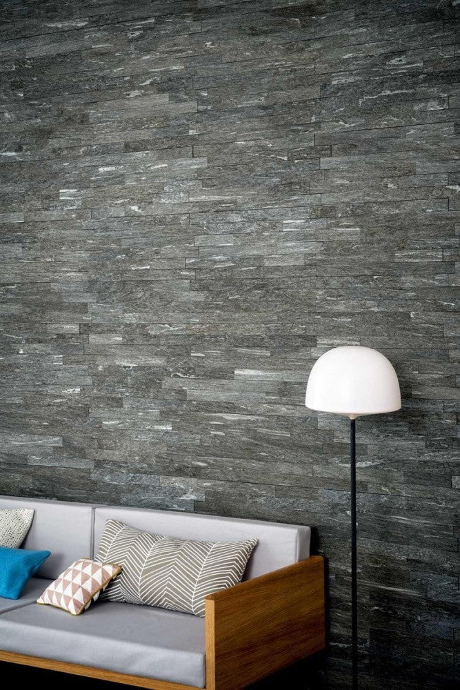 Mozaic 30x60 cm, Marazzi Pietra di Vals Antracite 3D