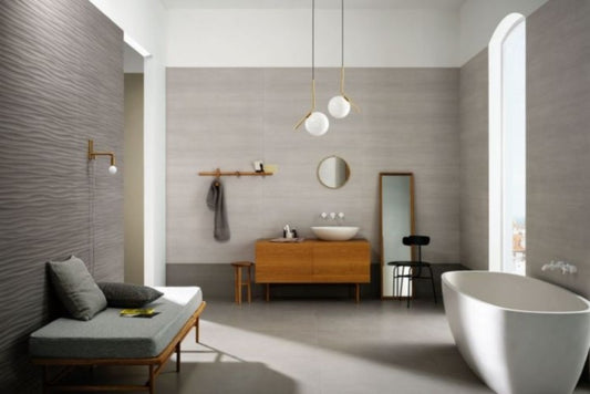 Faianta baie / bucatarie rectificata antracit 40x120 cm, Marazzi Materika Antracite