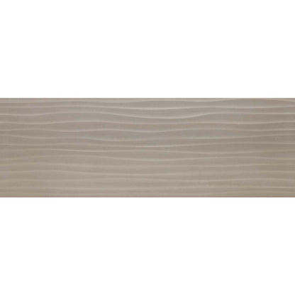 Faianta baie / bucatarie rectificata maro 40x120 cm, Marazzi Materika Struttura Wave 3D Grigio