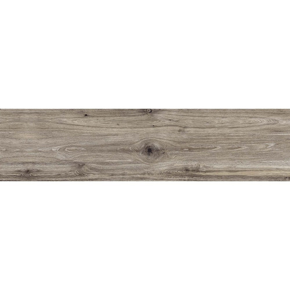 Gresie exterior / interior portelanata rectificata gri 37.5x150 cm, Marazzi Treverktrend Rovere Tortora