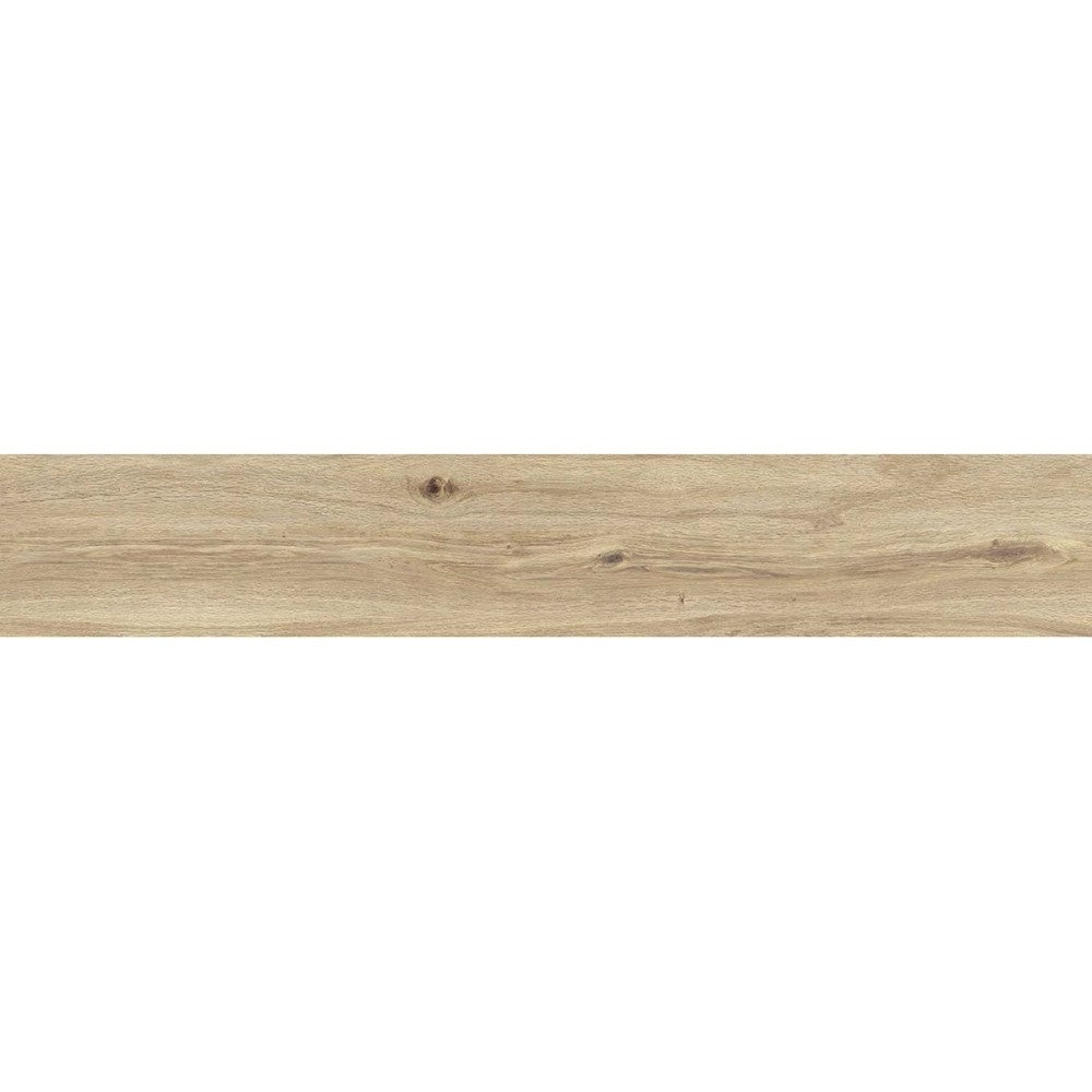 Gresie exterior / interior portelanata rectificata crem 25x150 cm, Marazzi Treverktrend Rovere Miele