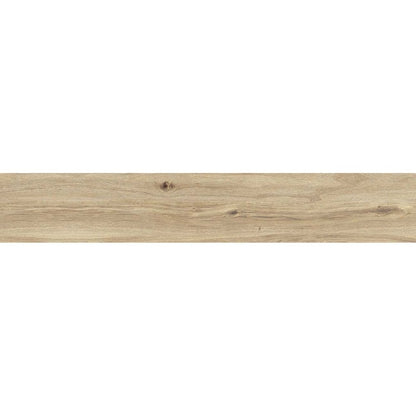 Gresie exterior / interior portelanata rectificata crem 25x150 cm, Marazzi Treverktrend Rovere Miele