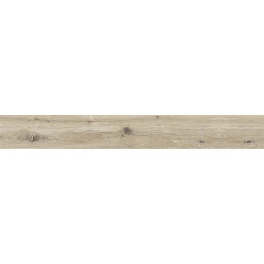 Gresie exterior / interior portelanata rectificata bej 19x150 cm, Marazzi Treverktrend Rovere Naturale