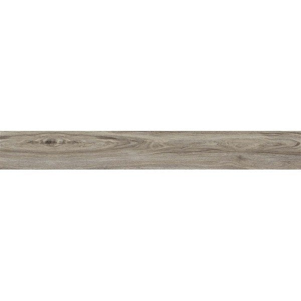 Gresie exterior / interior portelanata rectificata gri 19x150 cm, Marazzi Treverktrend Rovere Tortora