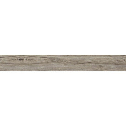 Gresie exterior / interior portelanata rectificata gri 19x150 cm, Marazzi Treverktrend Rovere Tortora