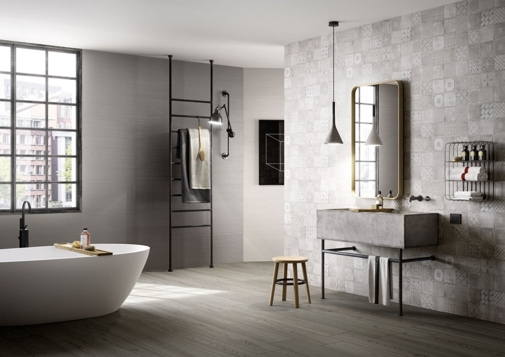 Decor interior gri 40x120 cm, Marazzi Materika Grigio