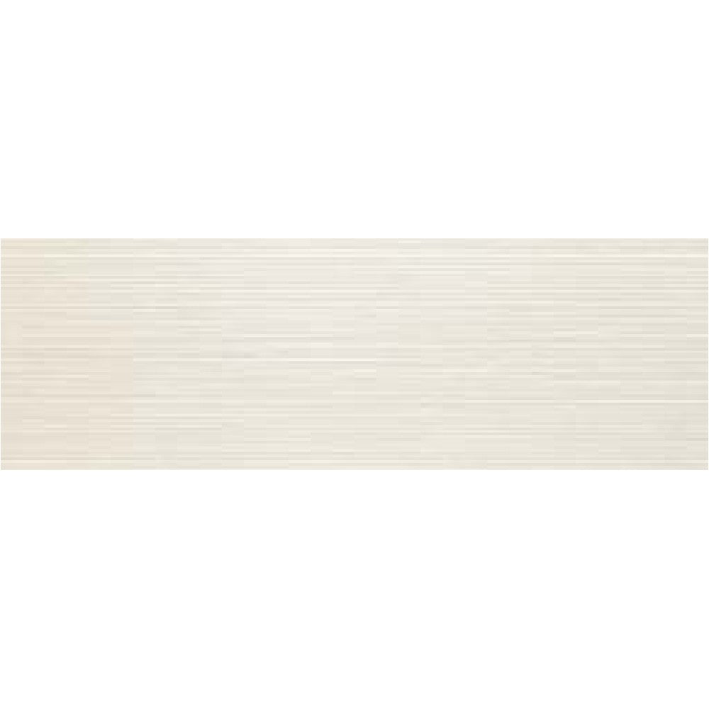 Faianta baie / bucatarie rectificata alba 40x120 cm, Marazzi Materika Struttura Spatula Off White