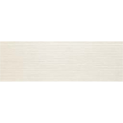 Faianta baie / bucatarie rectificata alba 40x120 cm, Marazzi Materika Struttura Spatula Off White