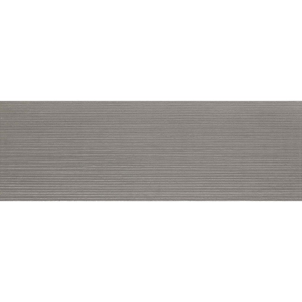 Faianta baie / bucatarie rectificata antracit 40x120 cm, Marazzi Materika Struttura Spatula Antracite