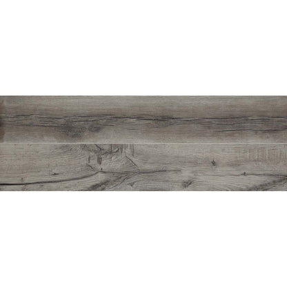 Gresie exterior portelanata rectificata gri 40x120 cm, Marazzi Treverkmade20 Strutturato Fume