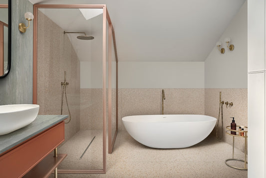 Gresie interior portelanata bej 120x120 cm, Marazzi Frammento bej