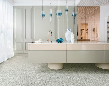 Gresie interior portelanata verde 120x120 cm, Marazzi Frammento Micro
