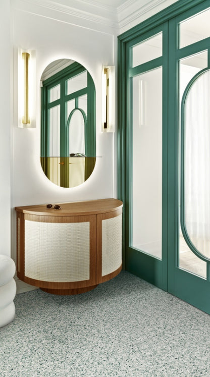Gresie interior portelanata verde 60x60 cm, Marazzi Frammento Micro