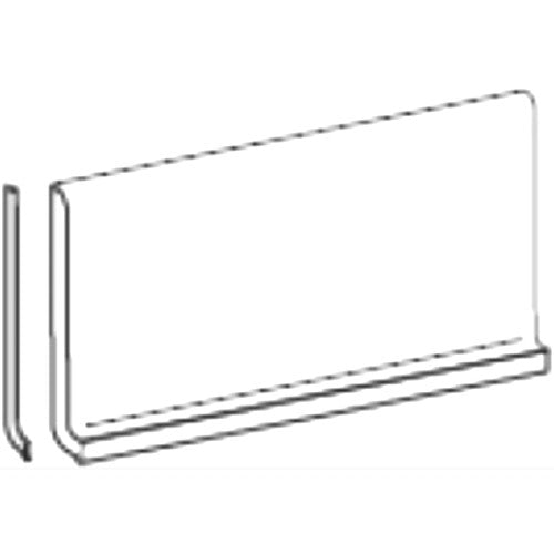 Plinta gresie interior alba 10x20 cm, Marazzi SistemC Citta Bianco Helsinki