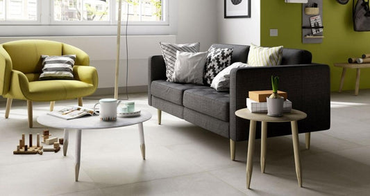 Gresie interior portelanata rectificata crem 30x60 cm, Marazzi Plaster Butter