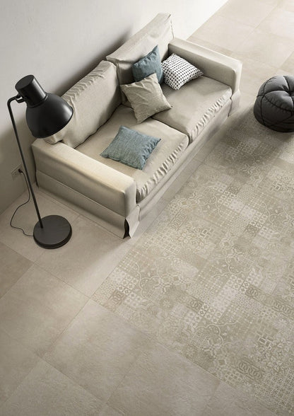 Gresie exterior portelanata rectificata bej 60x60 cm, Marazzi Plaster20 Sand