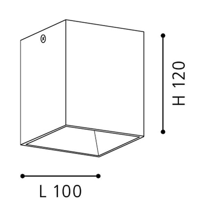 Eglo Polasso Plafoniera 1x3.3W, negru
