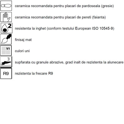 Gresie interior gri 75x75 cm, Marazzi Powder Graphite