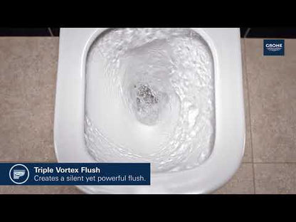 Vas WC suspendat Grohe Euro Ceramic Rimless 37x54 cm evacuare orizontala