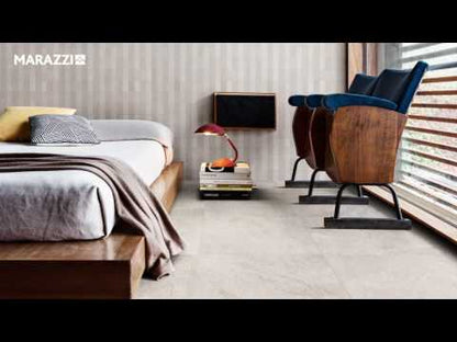 Gresie exterior neagra 30x60 cm, Marazzi Mystone Lavagna Nero Strutturato