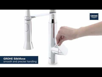 Grohe K7 Baterie chiuveta bucatarie monocomanda cu dus extractibil, aspect inox (supersteel)