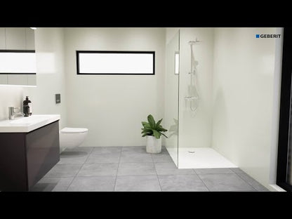 Cadita dus dreptunghiulara compozit Geberit Olona 120x70 cm