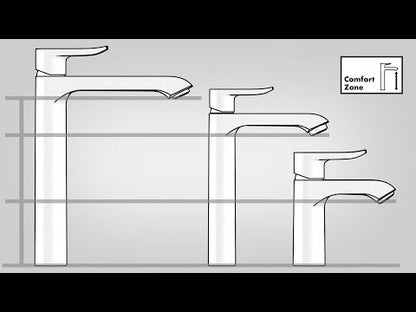 Baterie chiuveta baie pe blat Hansgrohe PuraVida 200