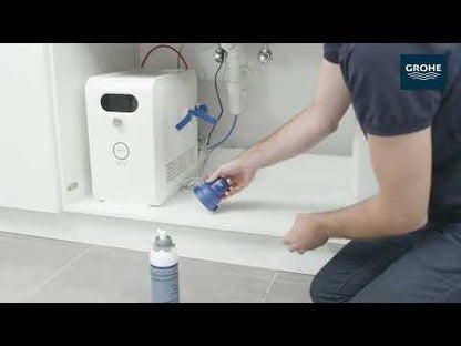 Grohe Blue Professional Baterie de bucatarie cu sistem de filtrare, racire si acidulare, pipa C, crom