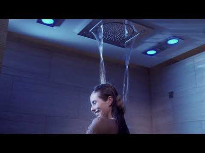 Palarie dus fix Grohe Rainshower F-Series, cu montaj pe tavan, 38x46 cm