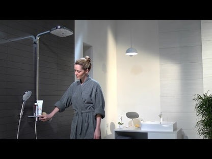 Coloana dus cu baterie si termostat Hansgrohe Raindance E 300, Shower Tablet