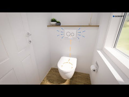 Geberit DuoFresh Modul cu actionare automata si insertie cartuse odorizante pentru rezervor Sigma 8 cm, crom lucios