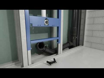 Geberit Duofix Delta 50 Set rezervor WC incastrat cu cadru si clapeta de actionare, alb