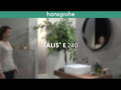 Baterie chiuveta baie pe blat Hansgrohe Talis E 240, cu ventil pop-up