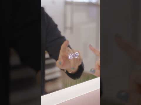 Fluminia Ando Oglinda cu iluminare LED, Ø80 cm