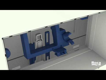Roca Duplo Set promo Rezervor WC incastrat cu cadru, clapeta de actionare si izolare fonica