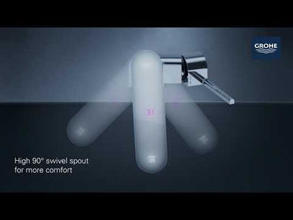 Grohe Plus Baterie bideu cu ventil pop-up, crom