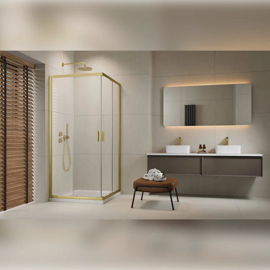 Cabina dus Radaway Alienta Brushed Light Gold C - ambient