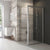 Ravak Blix BLPS Perete lateral 90 cm, profil crom cu sticla transparenta