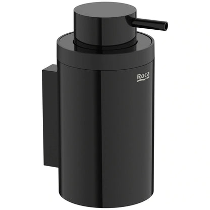 Roca Hotels Dozator sapun lichid, pe perete, negru lucios (titanium black)