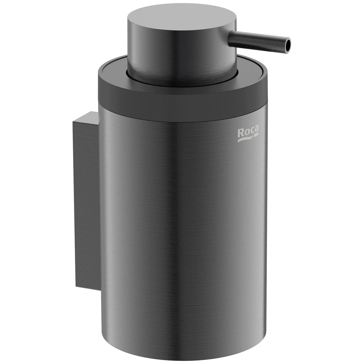 Roca Hotels Dozator sapun lichid, pe perete, antracit mat (brushed graphite)