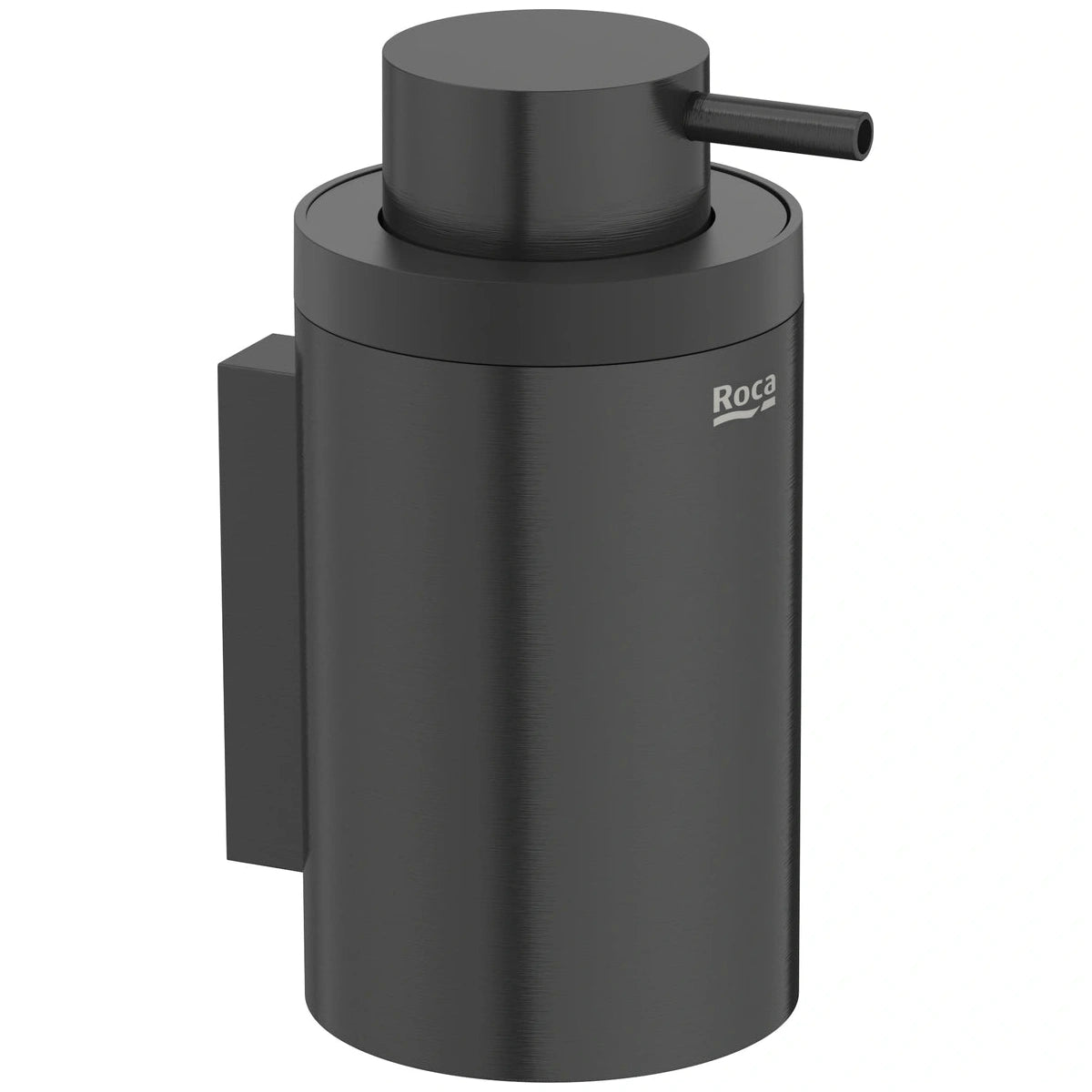 Roca Hotels Dozator sapun lichid, pe perete, negru mat (brushed titanium black)