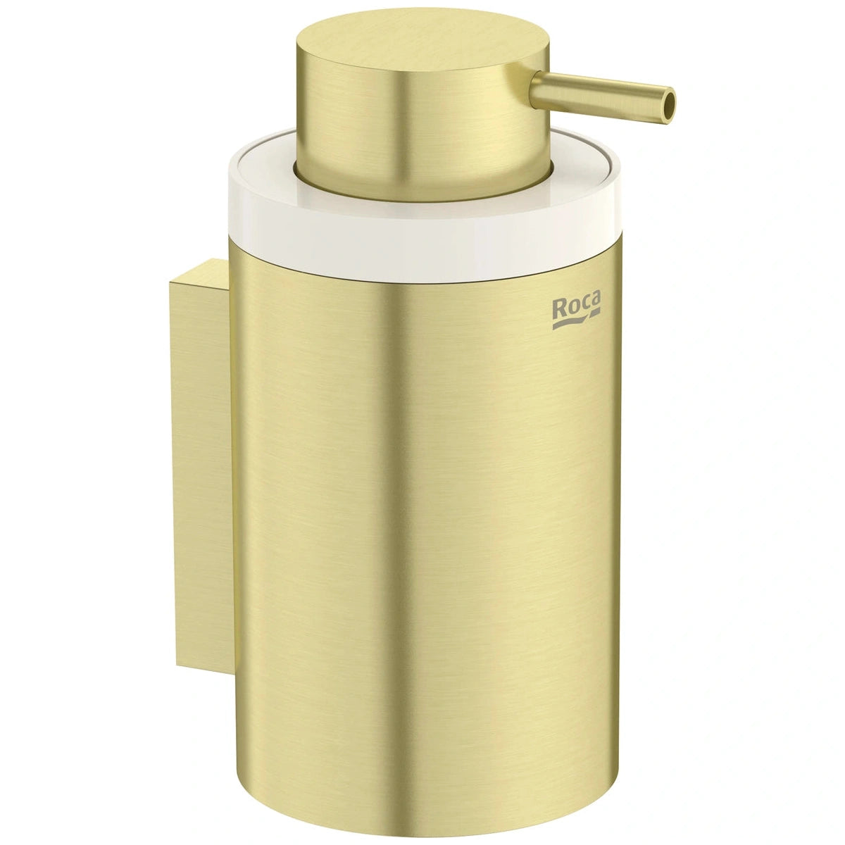 Roca Hotels Dozator sapun lichid, pe perete, auriu mat (brushed brass)